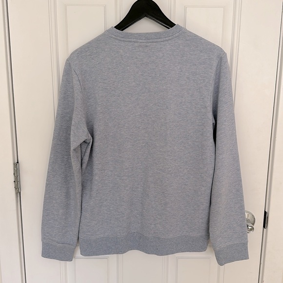 Light Blue Crewneck Sweater with Pocket - Picture 4 of 4